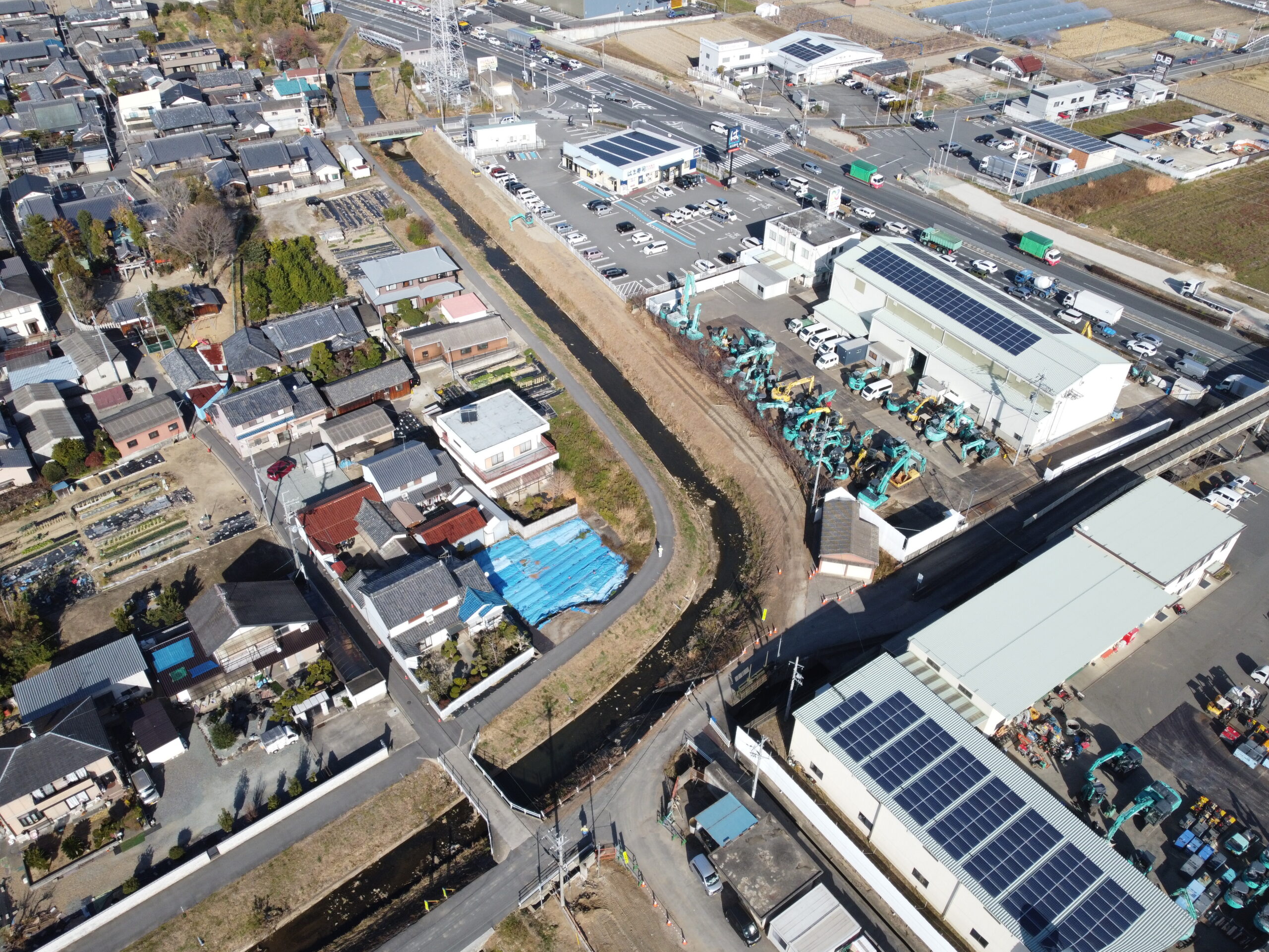 大和北道路下三橋西地区跨道橋下部他工事